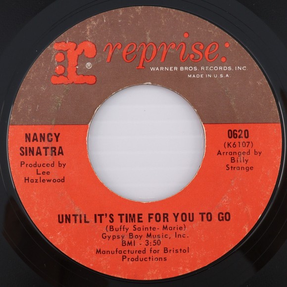 Nancy Sinatra – Lightning's Girl / Until It's Time For You To Go 45rpm 7" Record - Picture 1 of 6